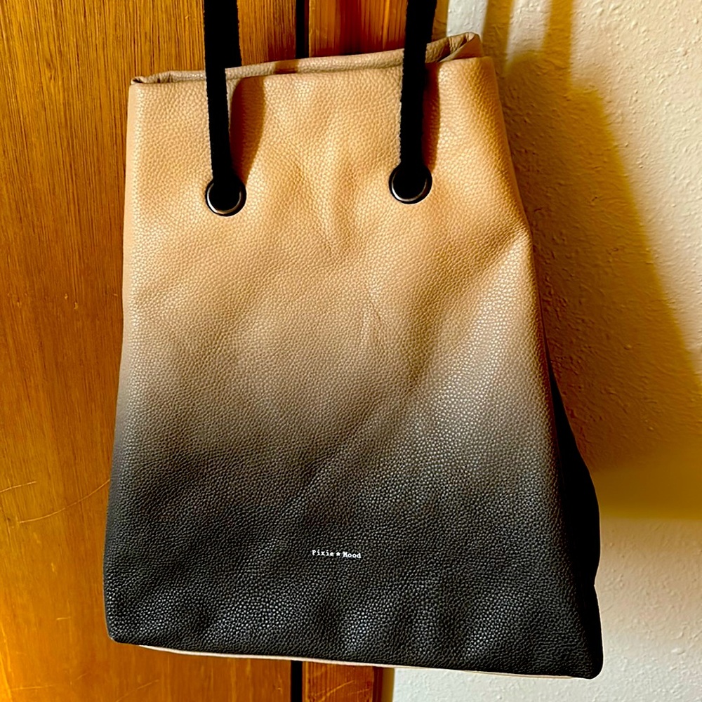 Faux Two Toned Leather Purse - that coverts to back pack
